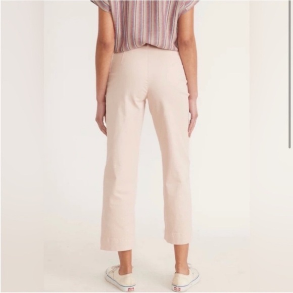 NWOT Marine Layer Bridget Wide Leg Crop Pant in peach whip size 8 - Picture 2 of 9
